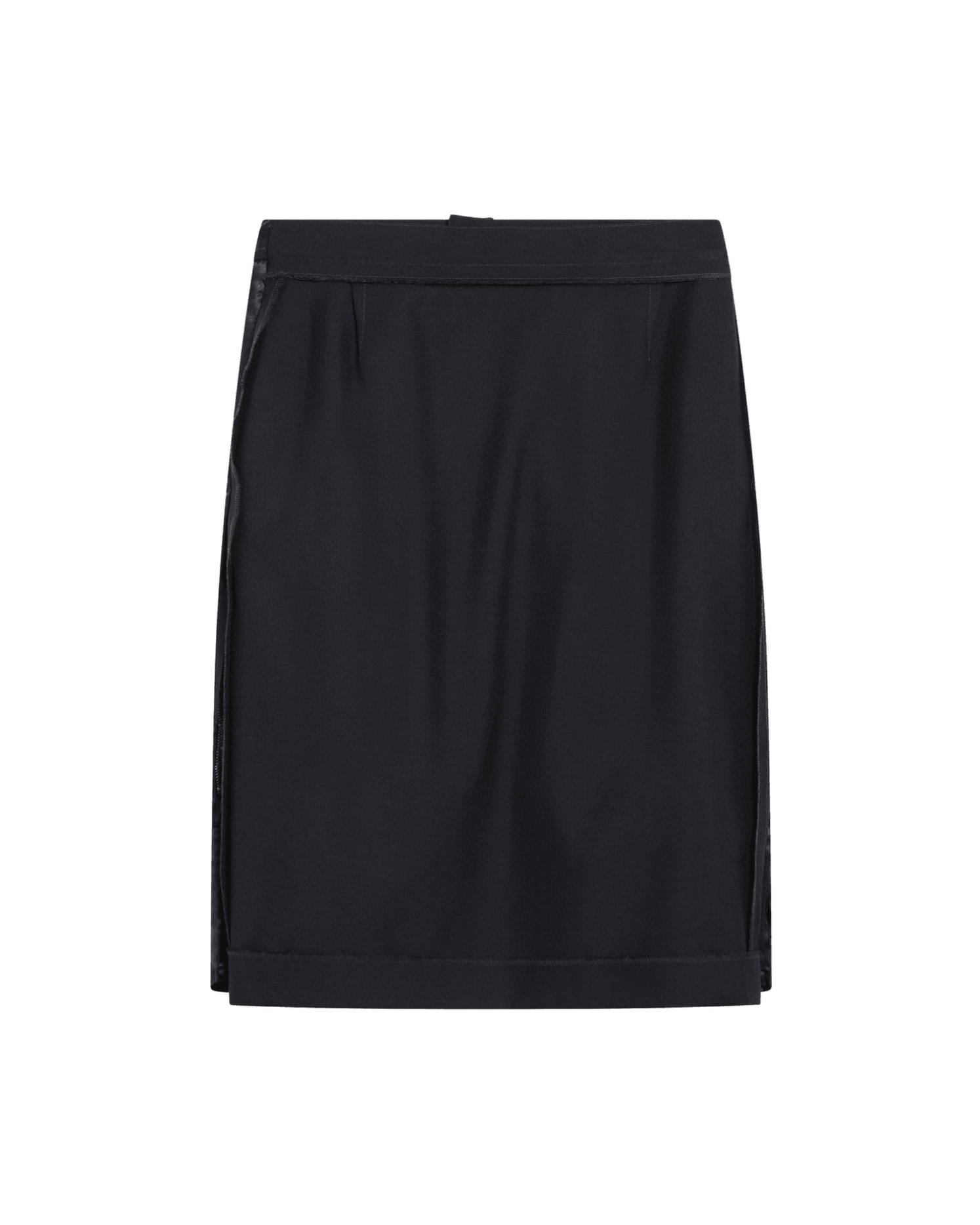 Maison Margiela Blue Skirt With Satin Side Panels Glam Steals