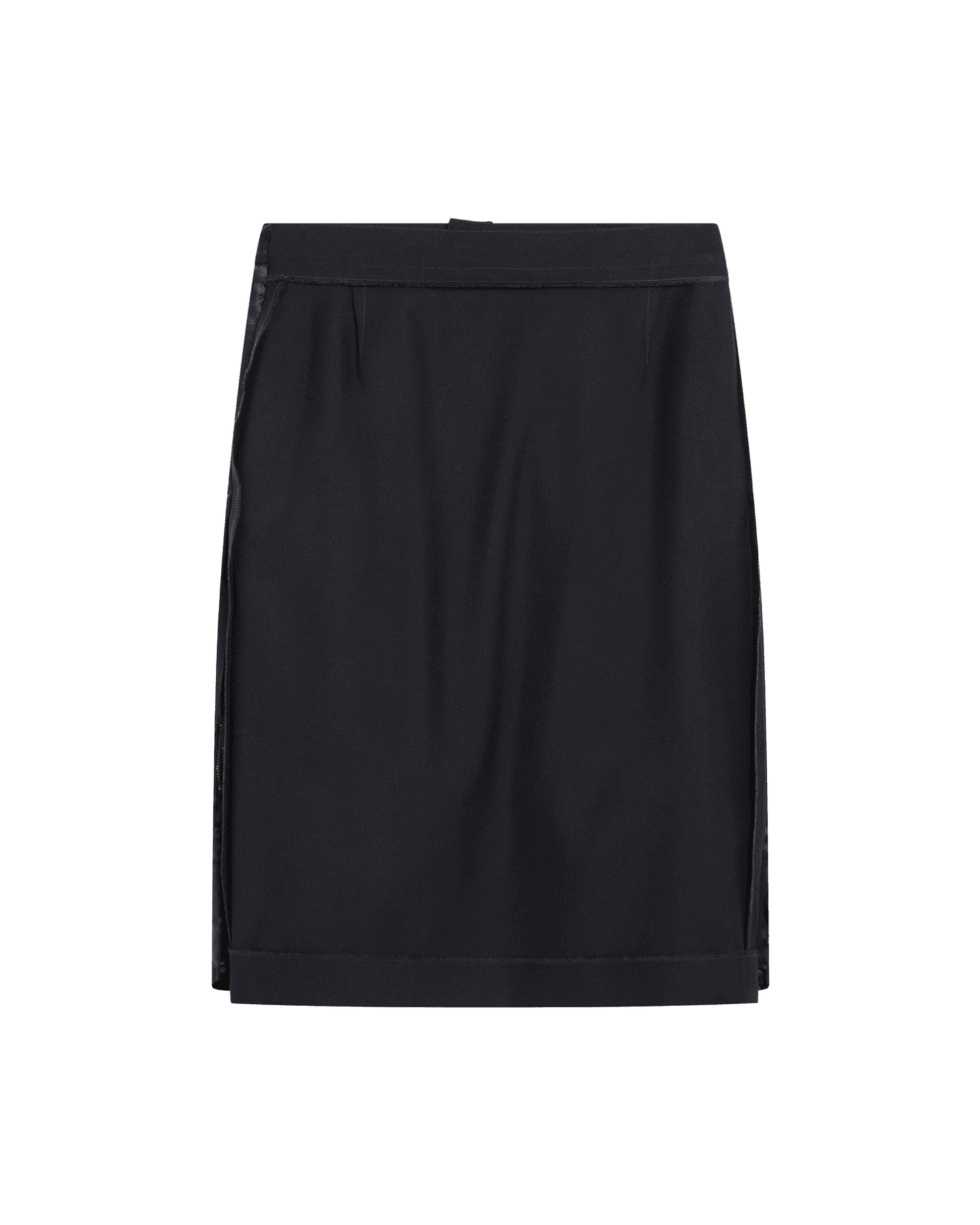 Maison Margiela Blue skirt with satin side panels Glam Steals