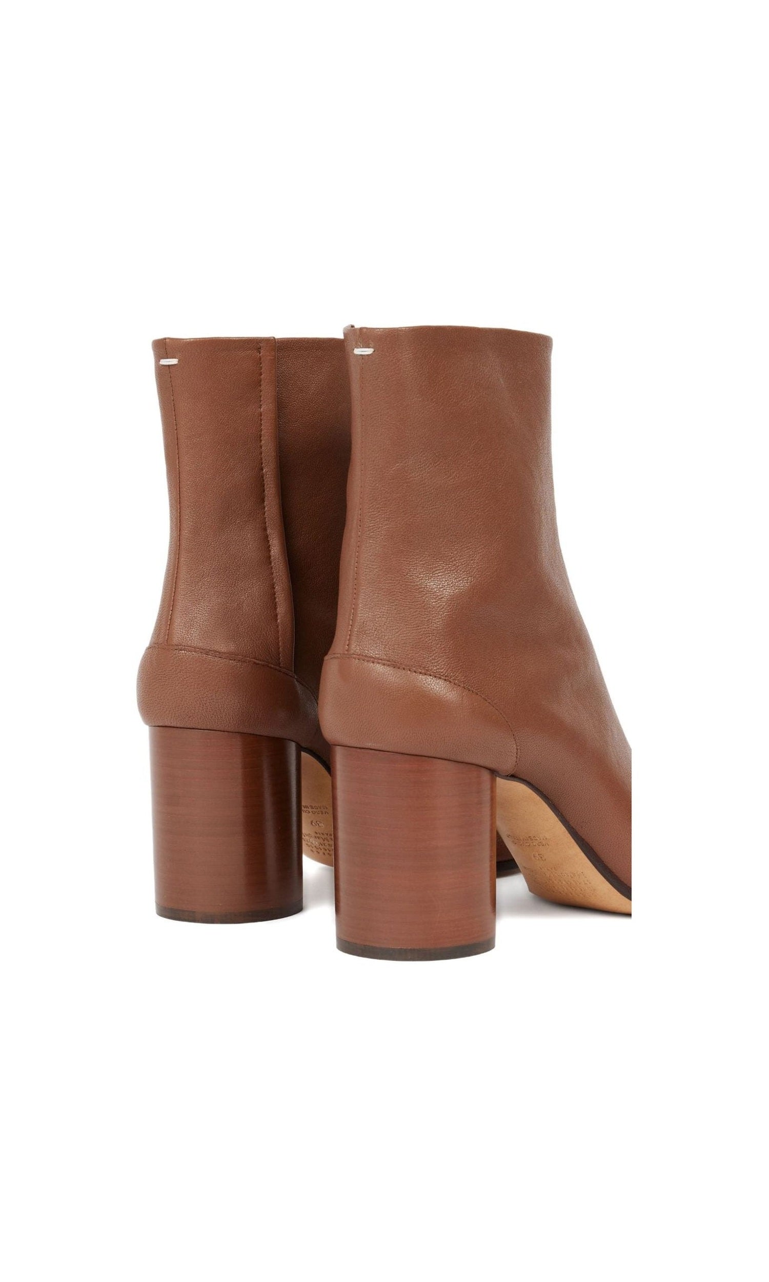Maison Margiela Brown Leather Boots Glam Steals