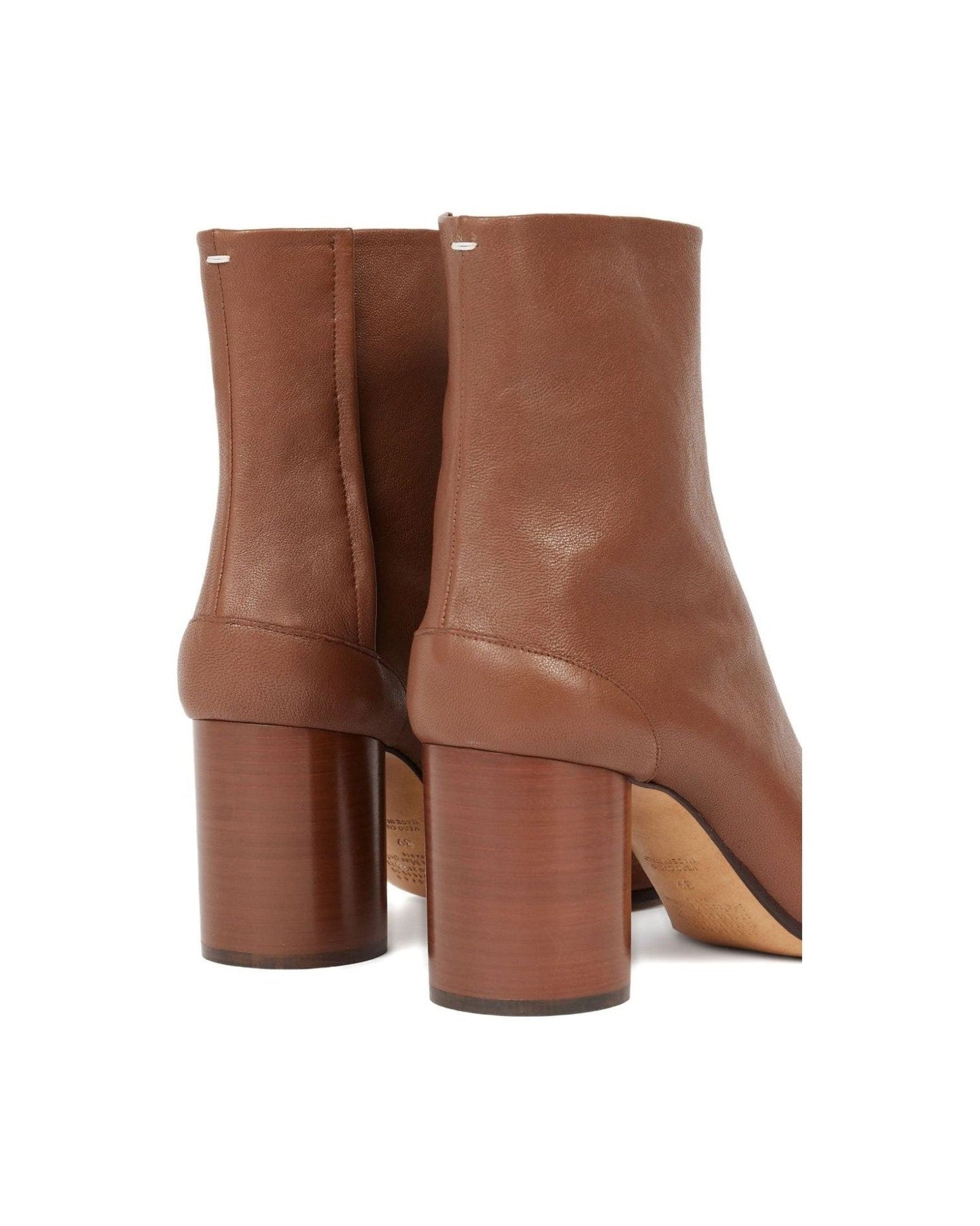 Maison Margiela Brown Leather Boots Glam Steals