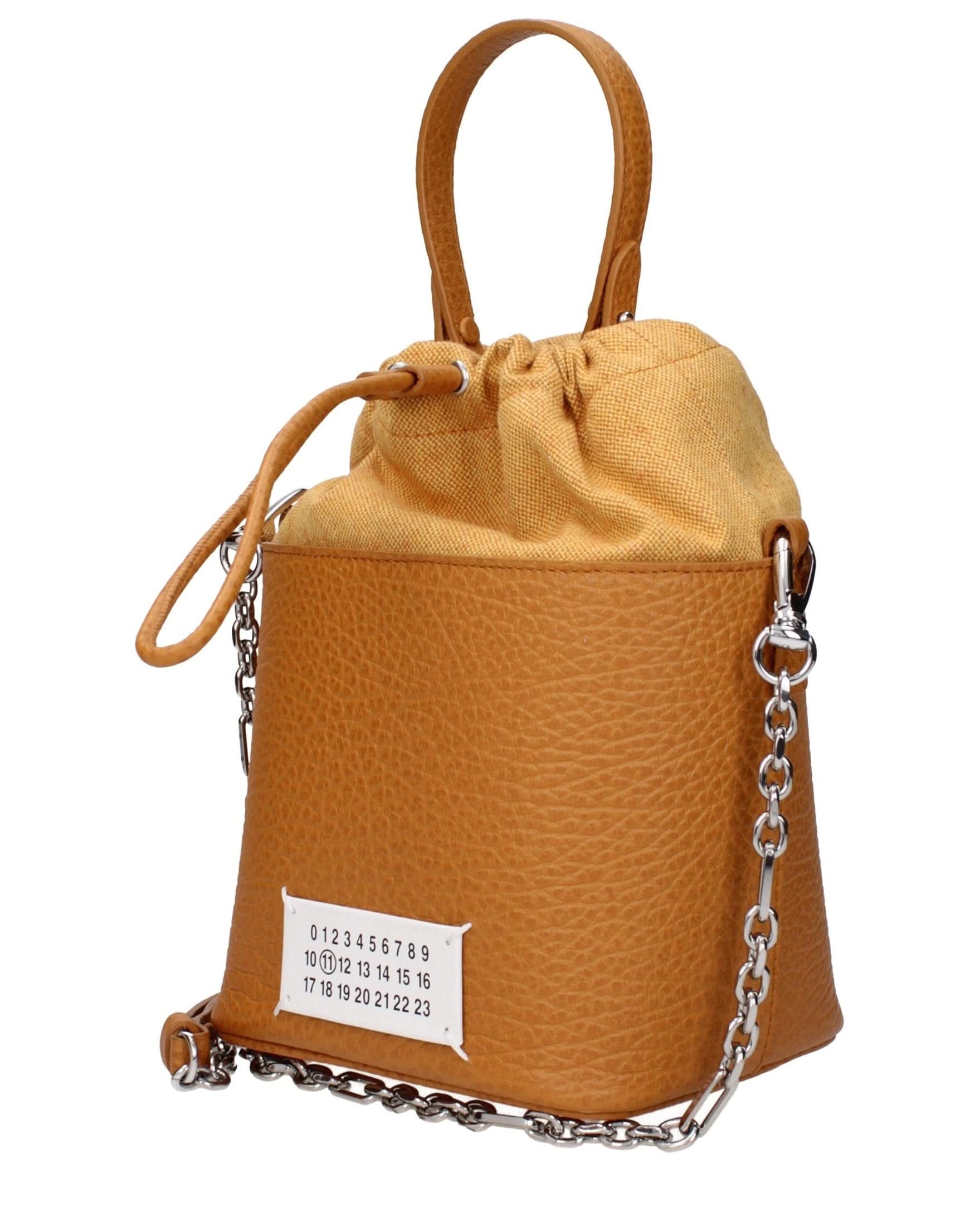 Maison Margiela Brown Leather Handbag 
