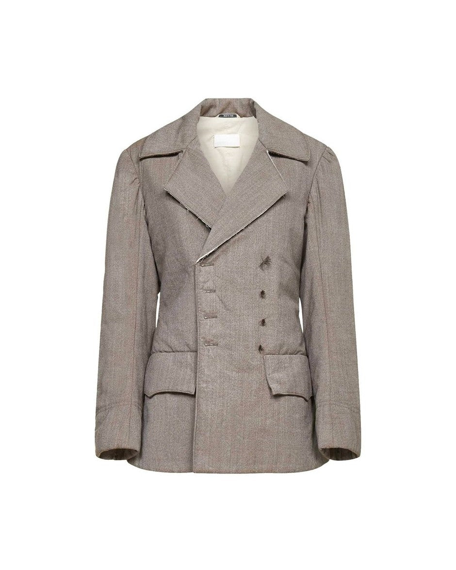 Maison Margiela Brown Wool Blazer Glam Steals