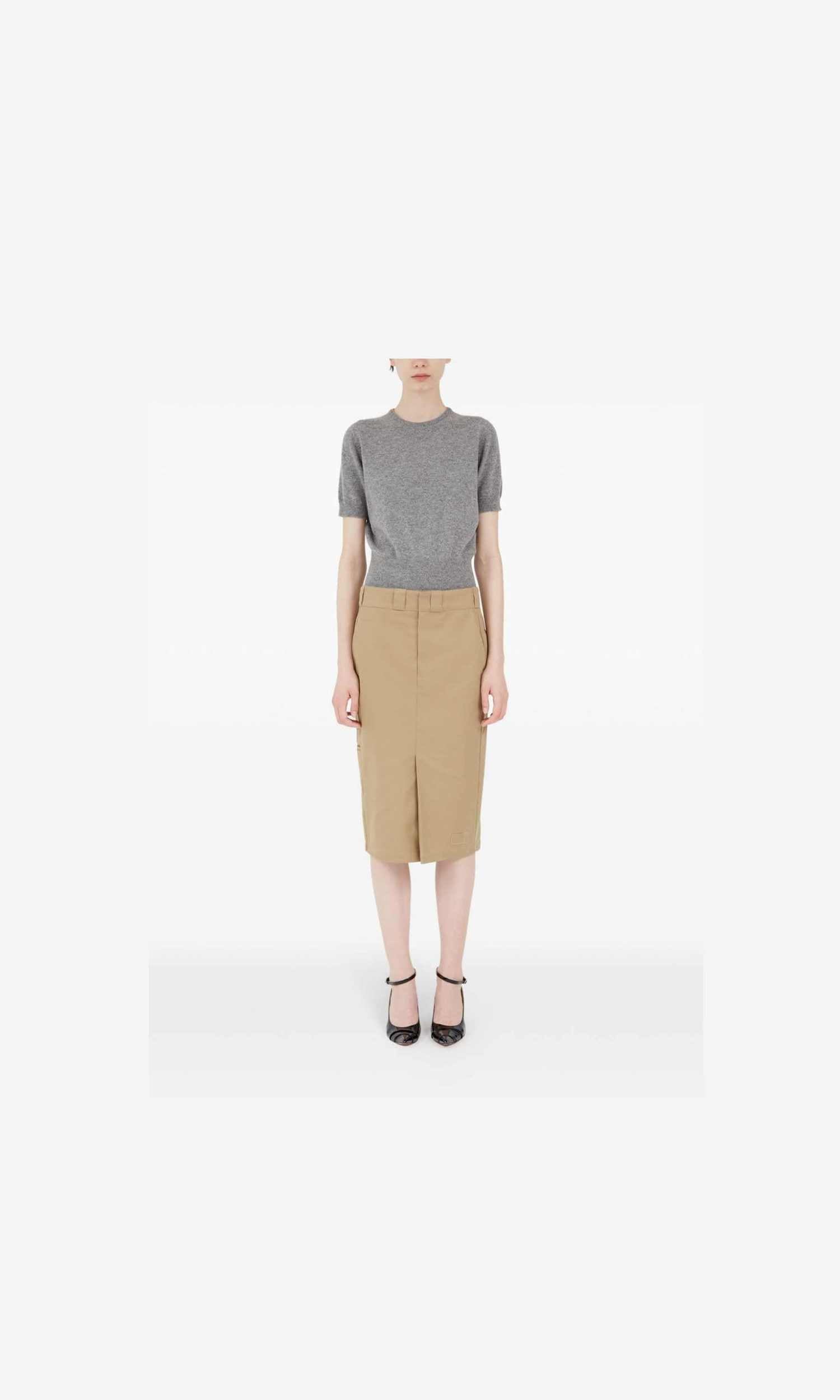 Maison Margiela Camel Skirt Glam Steals