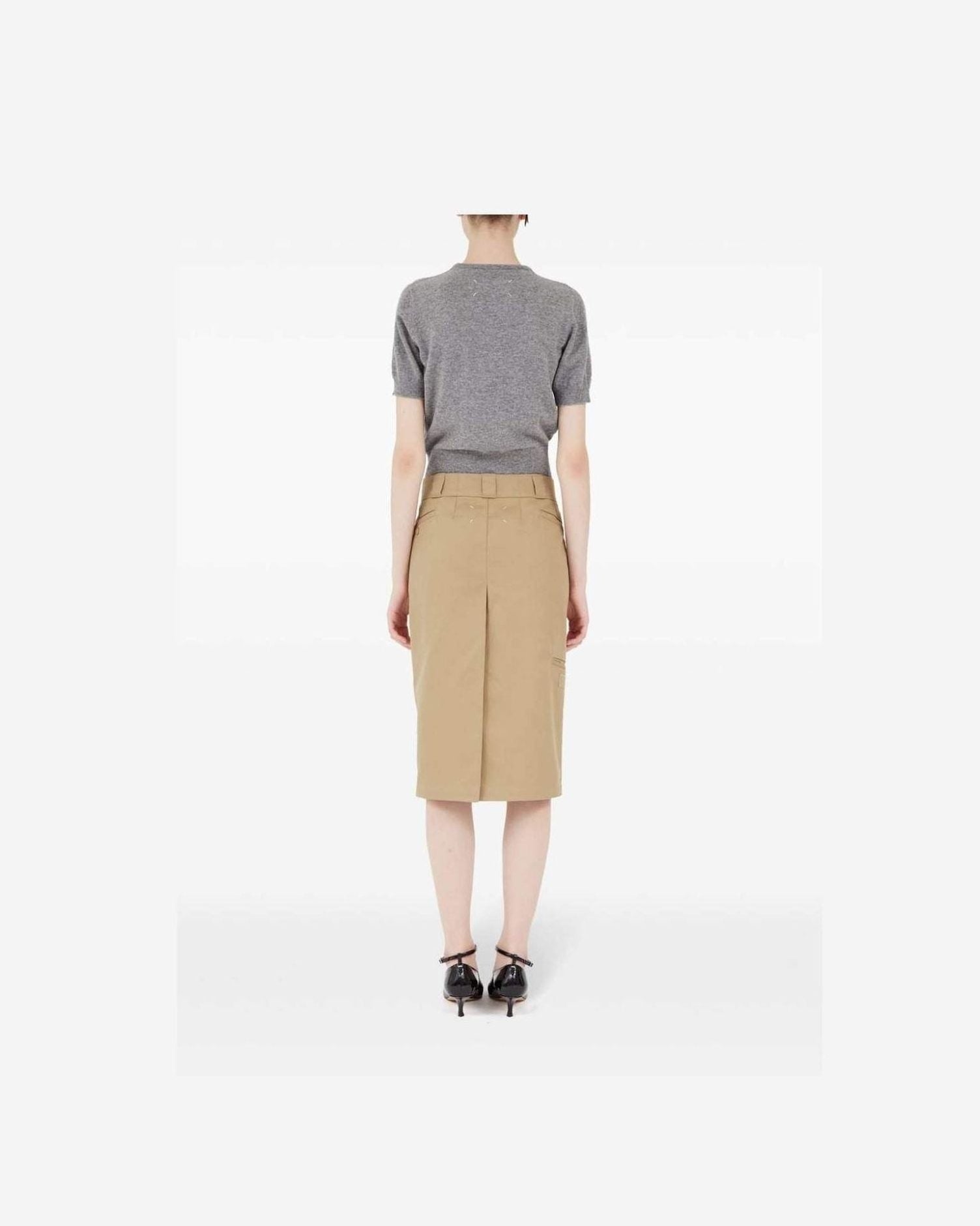 Maison Margiela Camel Skirt Glam Steals