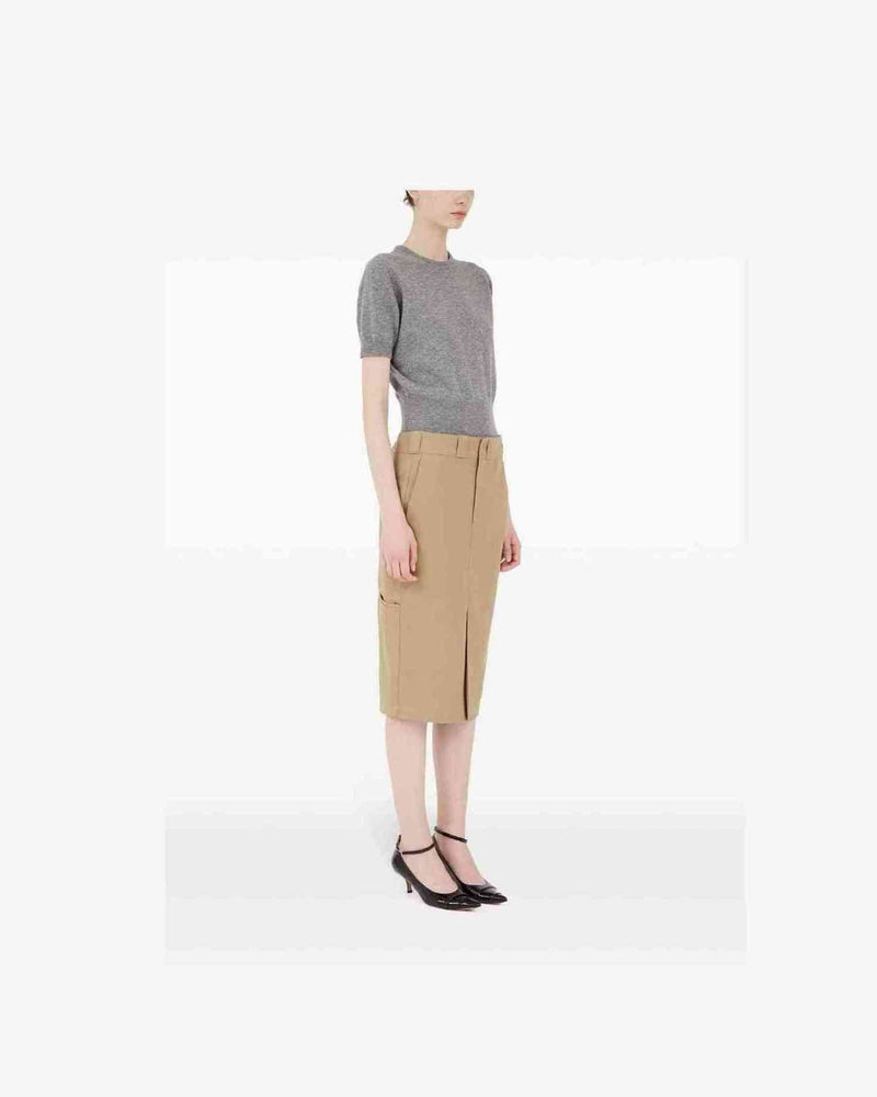 Maison Margiela Camel Skirt Glam Steals