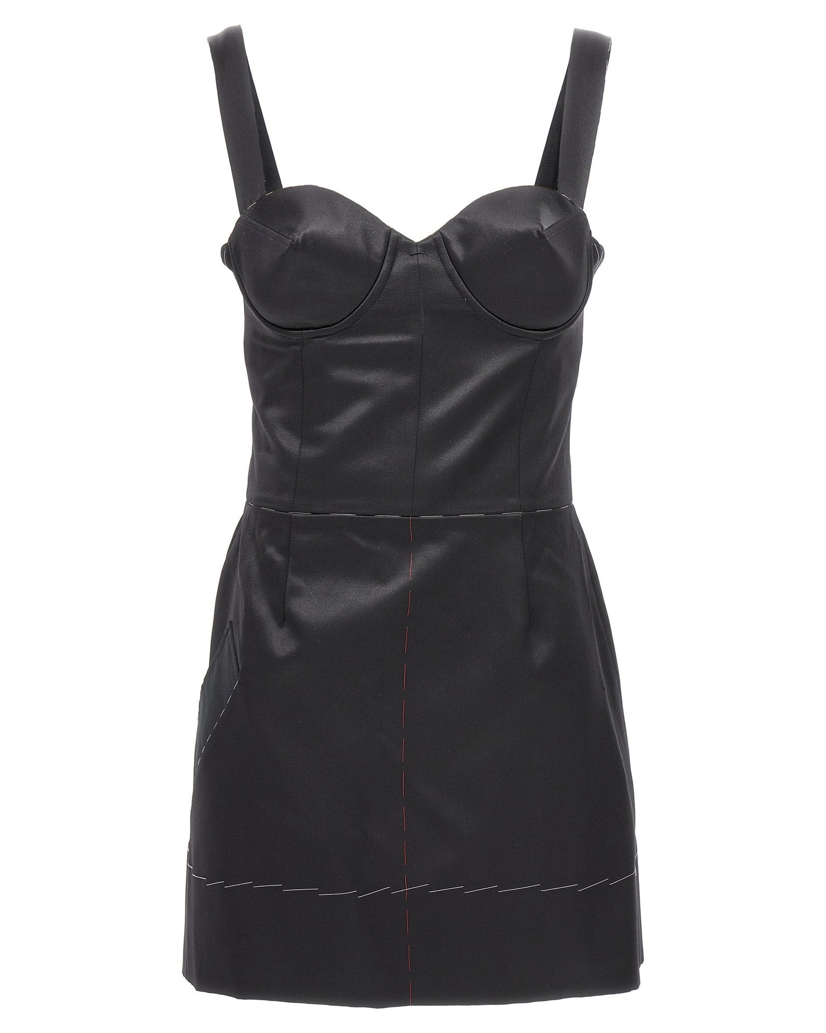 Maison Margiela Contrast Stitching Corset Dress Glam Steals
