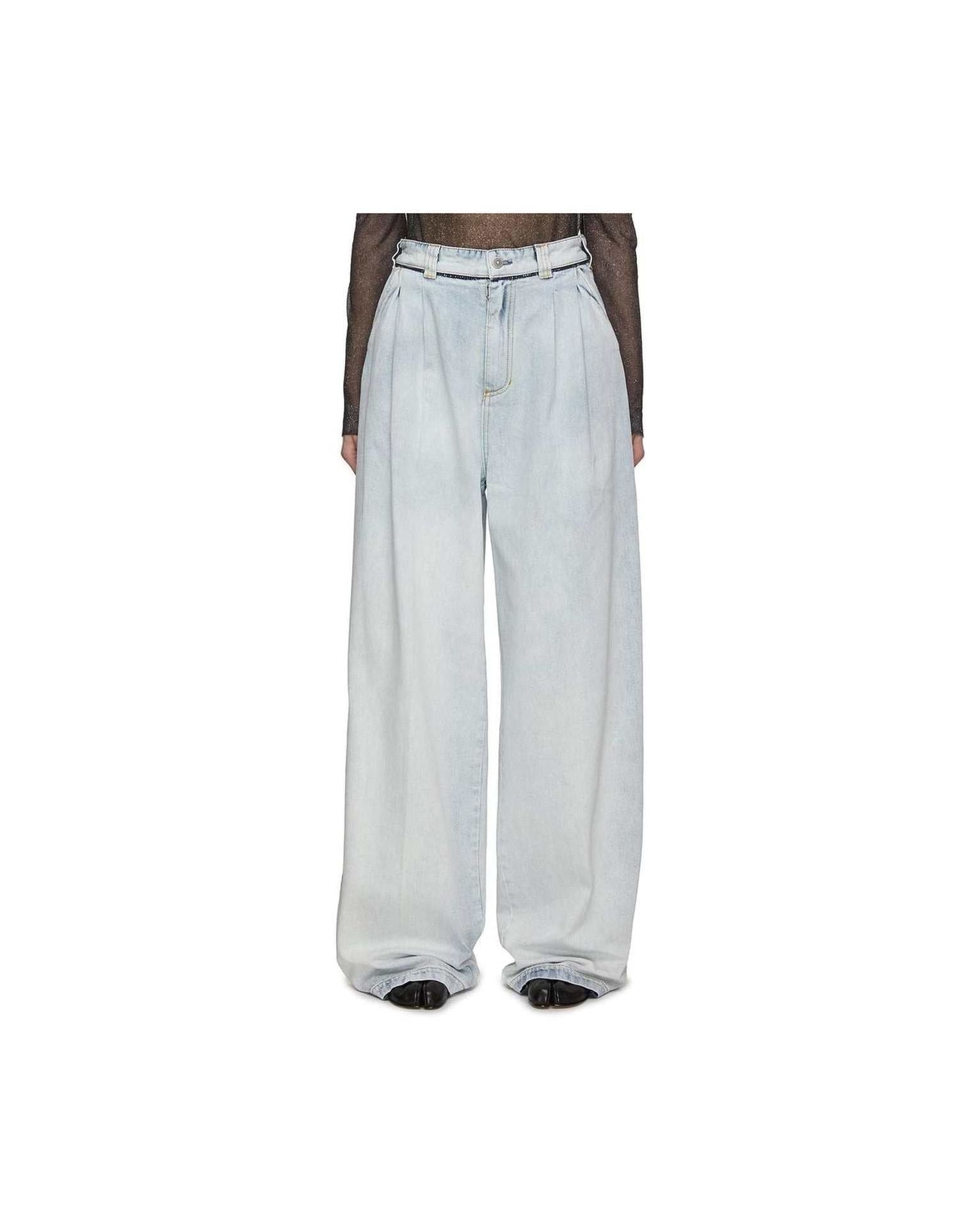 Maison Margiela Cotton Denim Jeans Glam Steals