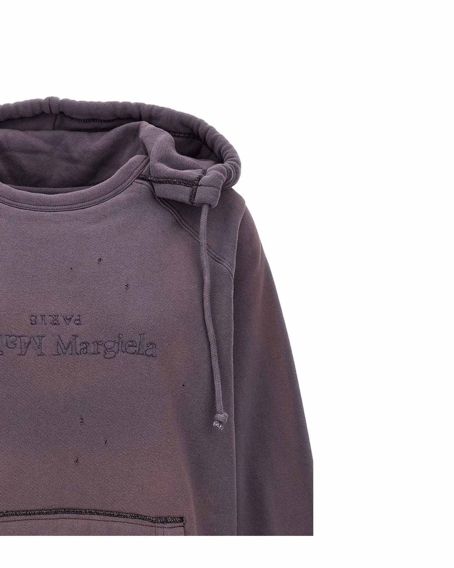 Maison Margiela Cotton Hooded Sweat-Shirt Glam Steals
