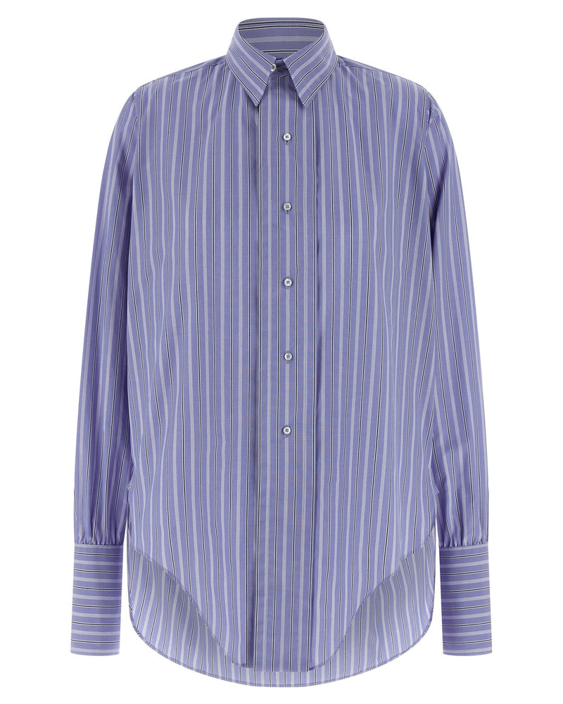 Maison Margiela Cotton Striped Shirt Glam Steals