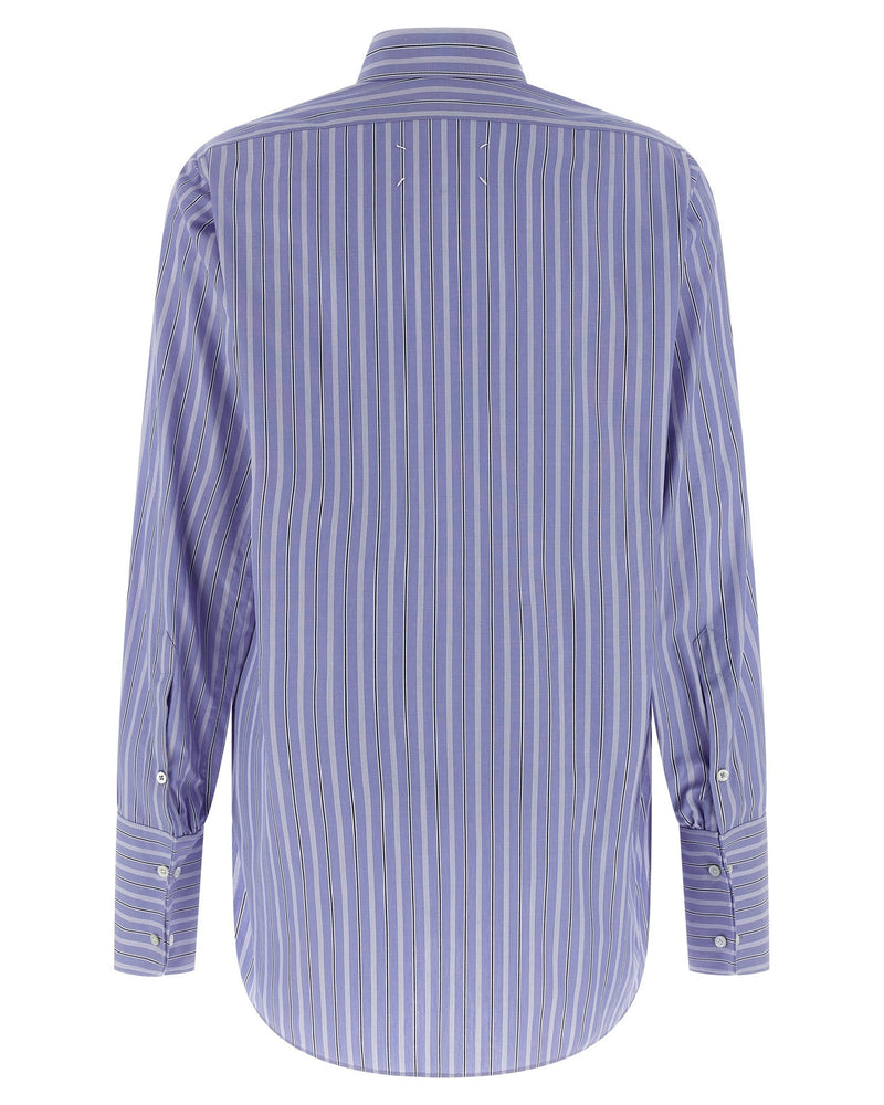 Maison Margiela Cotton Striped Shirt Glam Steals
