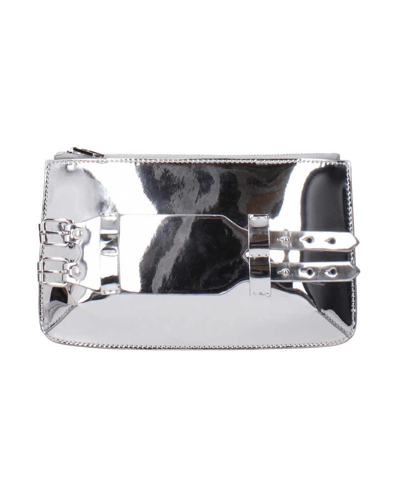 Maison Margiela Gray Leather Clutch Bag Glam Steals