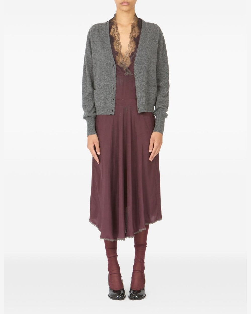 Maison Margiela Grey Sweater Topwear