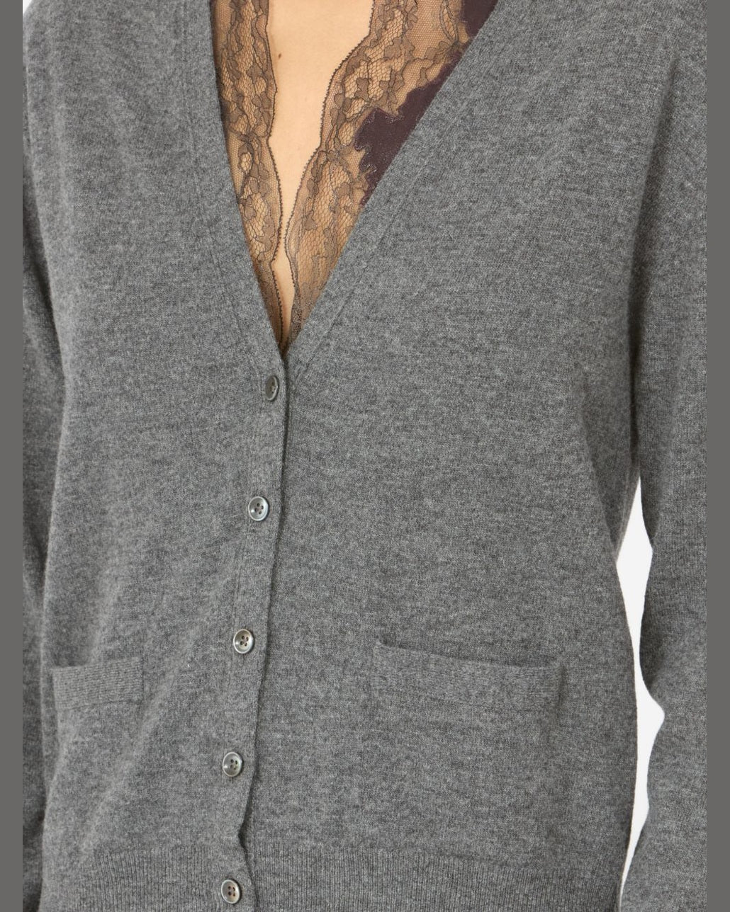 Maison Margiela Grey Sweater Topwear