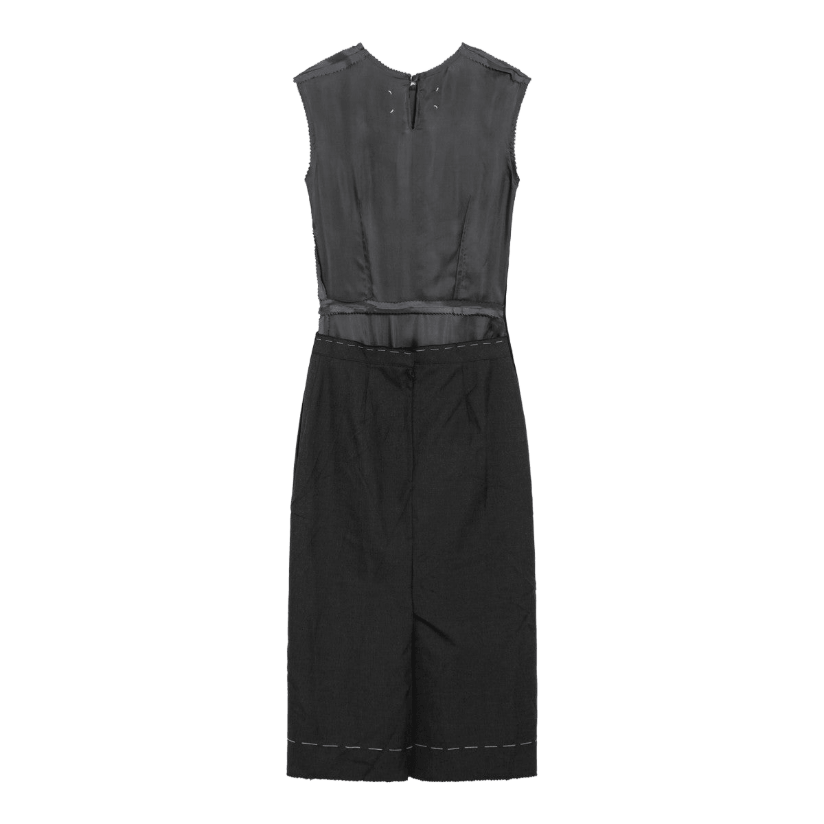 Maison Margiela Grey mélange sleeveless dress Glam Steals