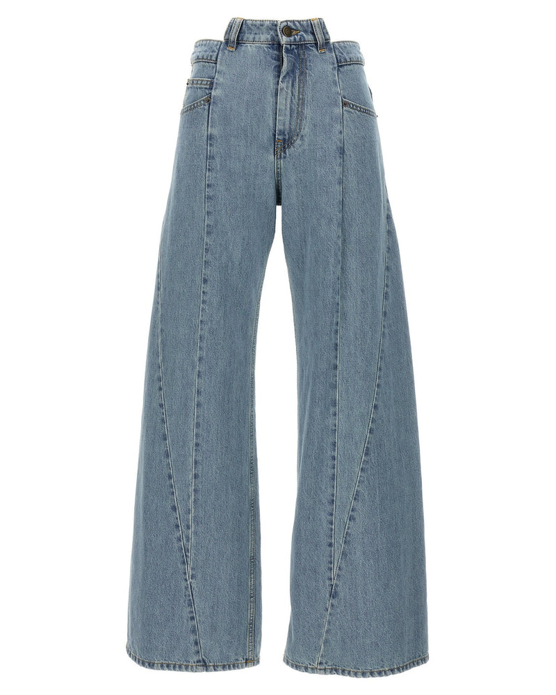 Maison Margiela Jeans Asymmetrical Waist Glam Steals