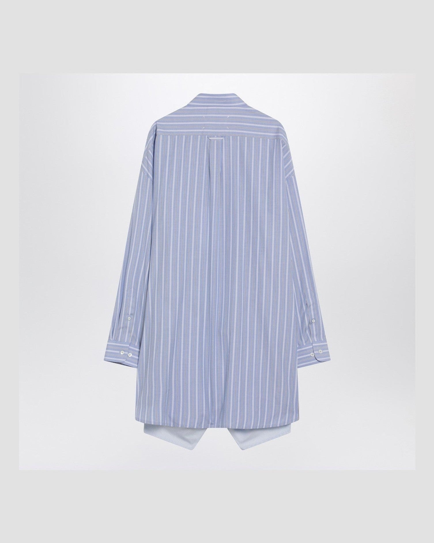 Maison Margiela Light blue striped shirtdress Glam Steals