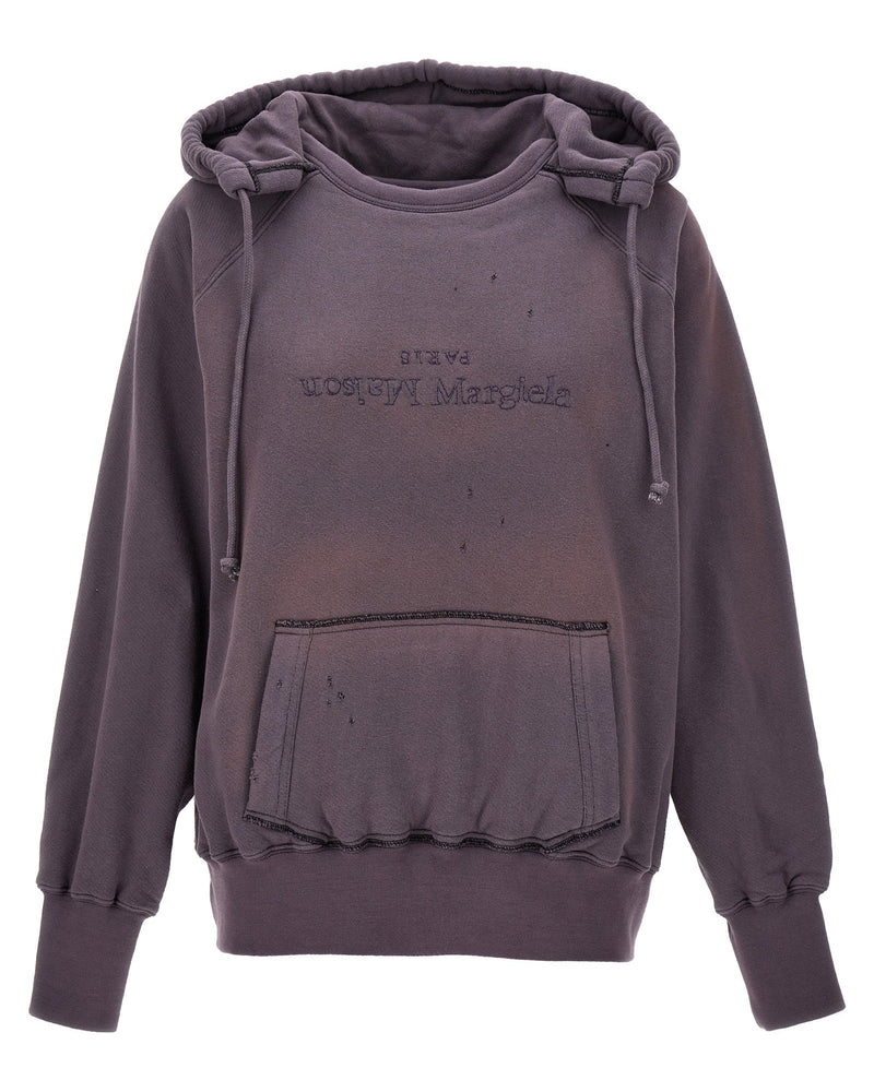 Maison Margiela Logo Reverse Hoodie Glam Steals