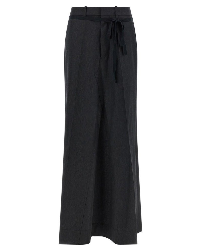 Maison Margiela Raw Cut Hem Skirt Glam Steals