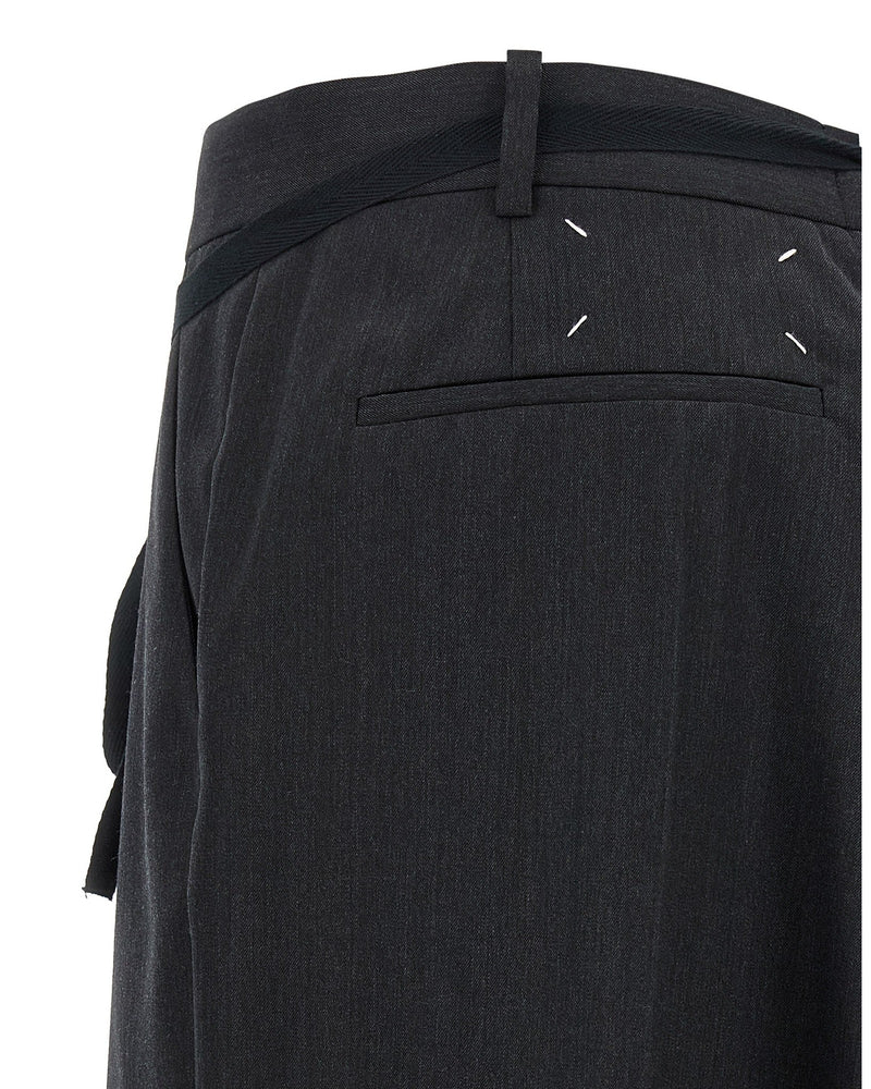 Maison Margiela Raw Cut Hem Skirt Glam Steals