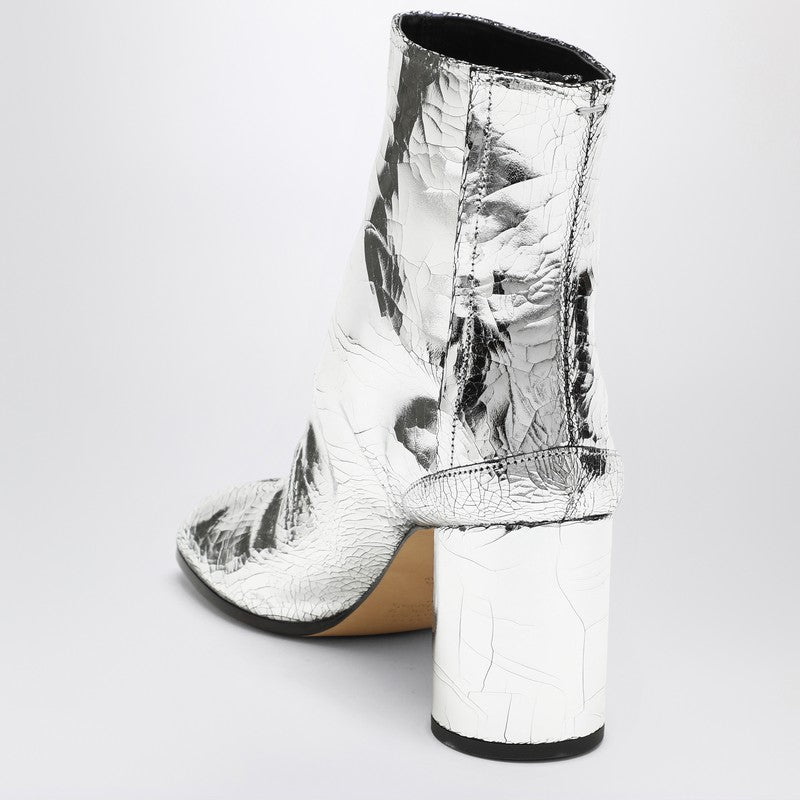 Maison Margiela Silver Tabi Broken Mirror Boot Glam Steals