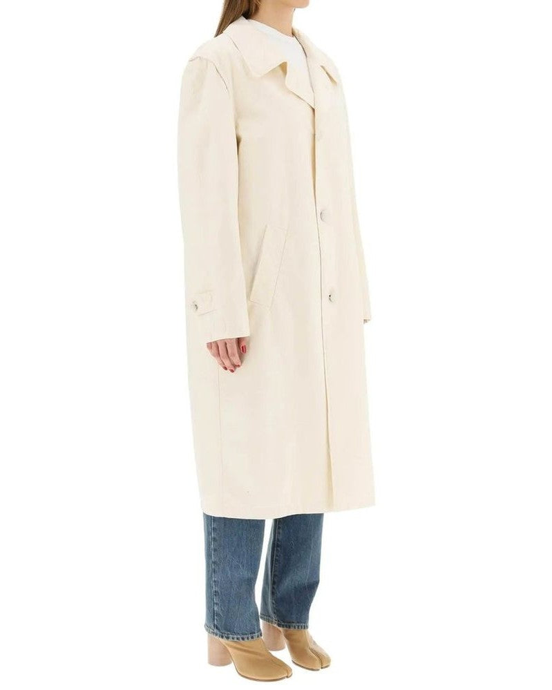 Maison Margiela White Cotton Coat Glam Steals