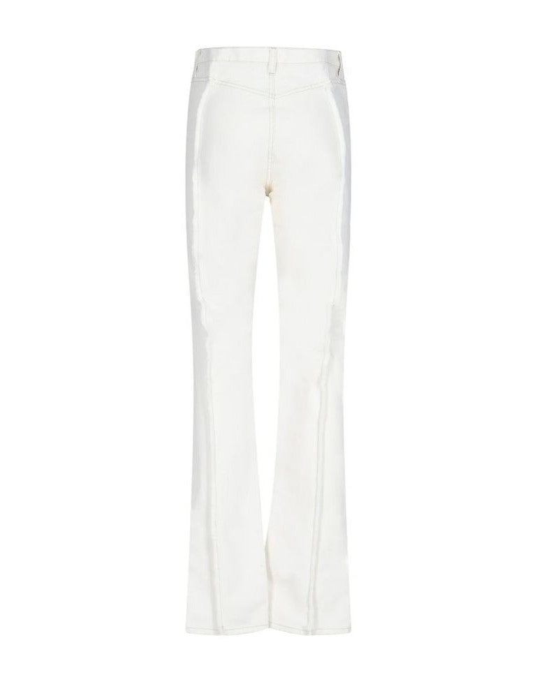 Maison Margiela White Cotton Flared Jeans Glam Steals