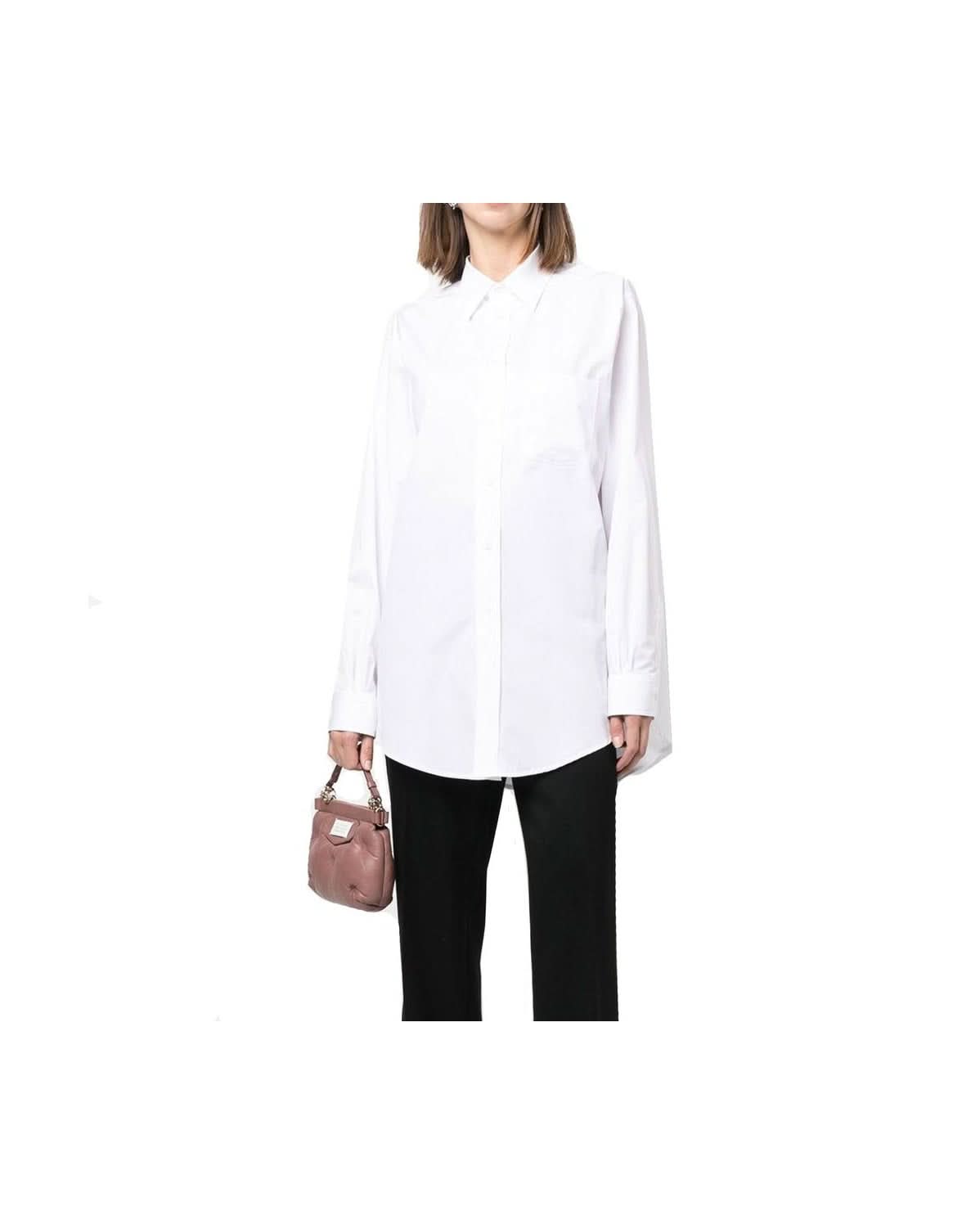 Maison Margiela White Cotton Shirt Glam Steals