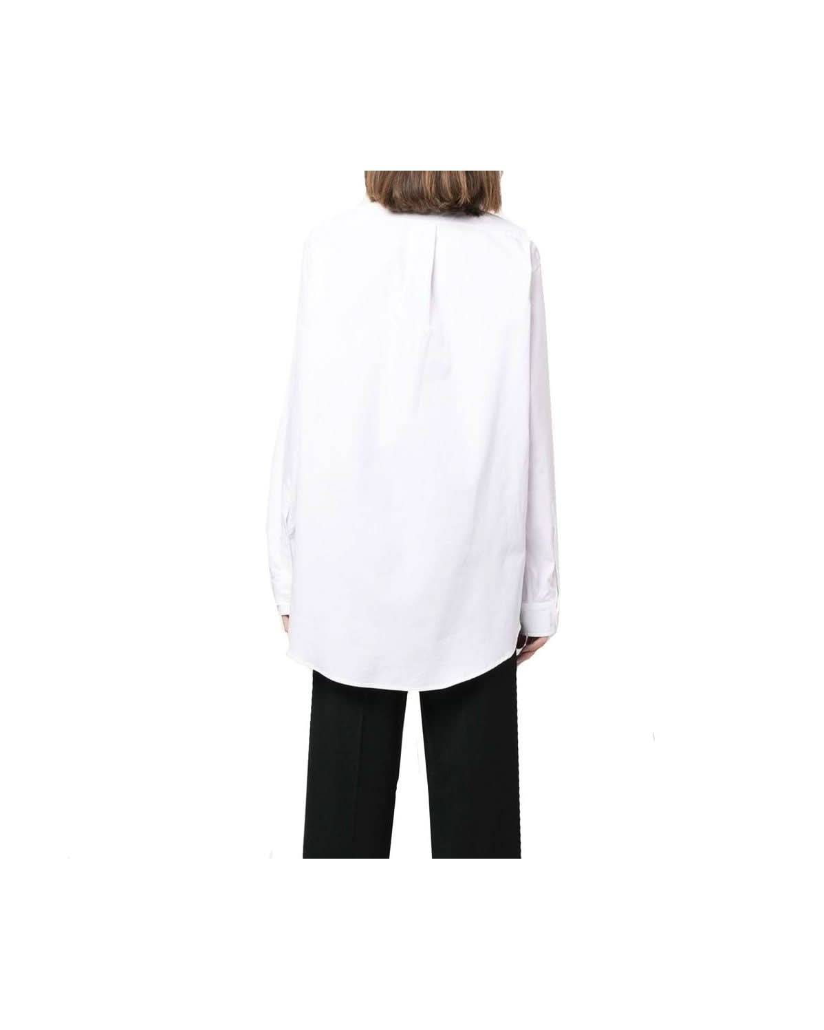 Maison Margiela White Cotton Shirt Glam Steals