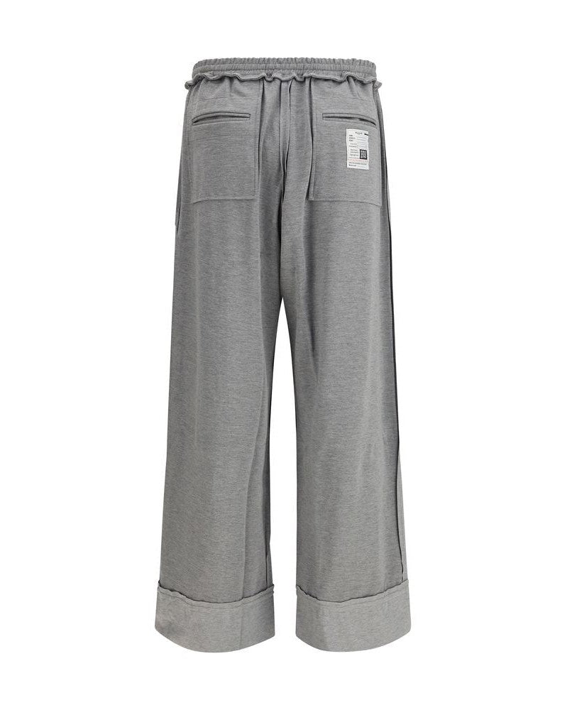 Maison Mihara Yasuhiro Gray Rayon Casual Pant Glam Steals