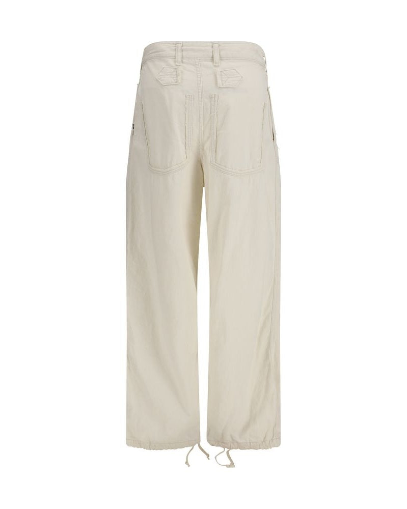 Maison Mihara Yasuhiro White Cotton Casual Pant Glam Steals