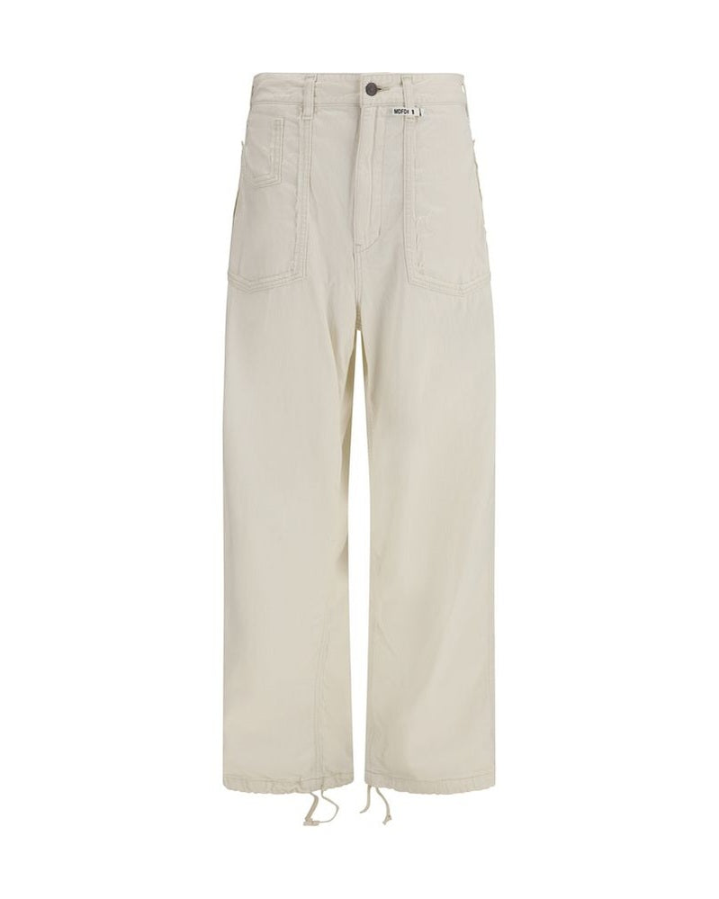 Maison Mihara Yasuhiro White Cotton Casual Pant Glam Steals