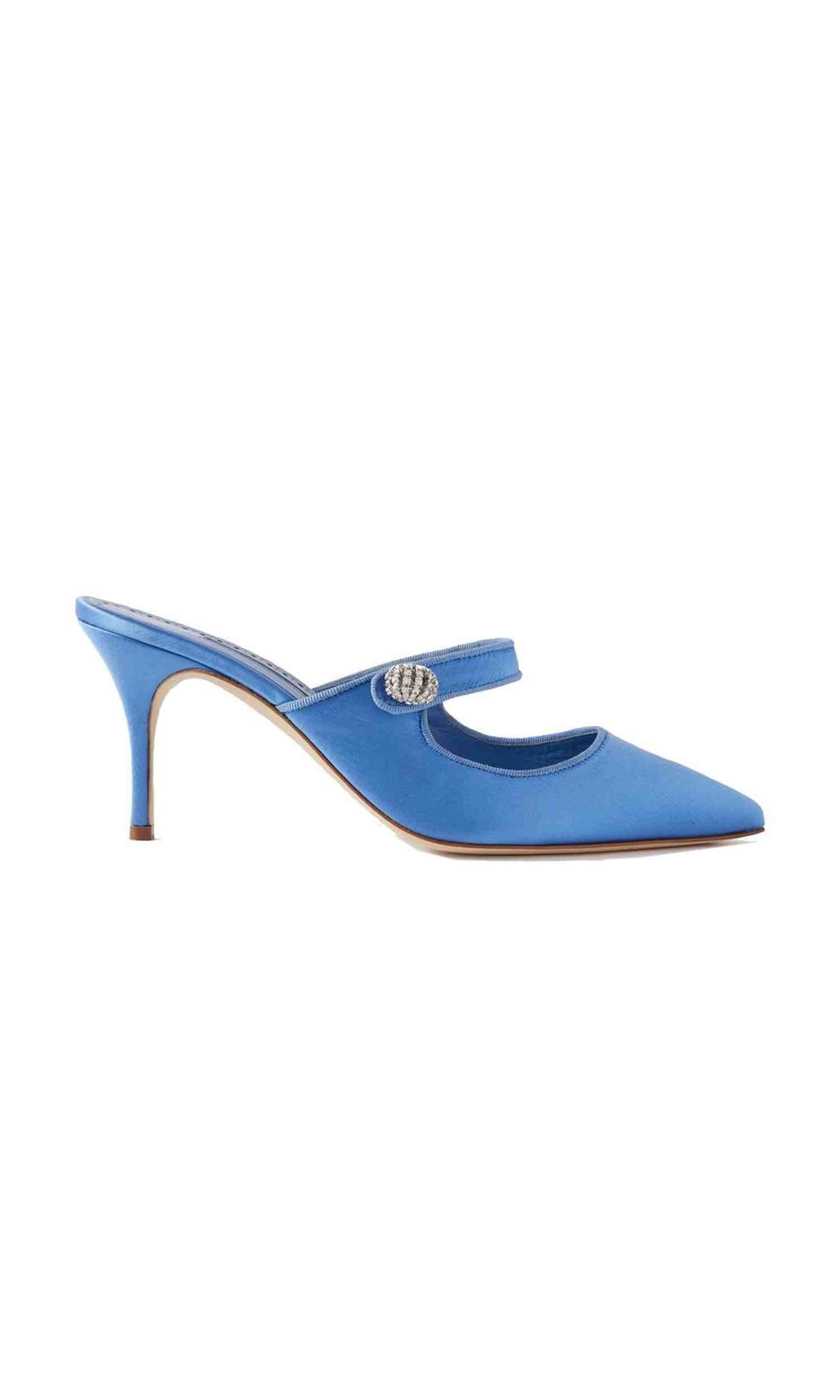 Manolo Blahnik Camparimu Jewel 070 Mules Glam Steals