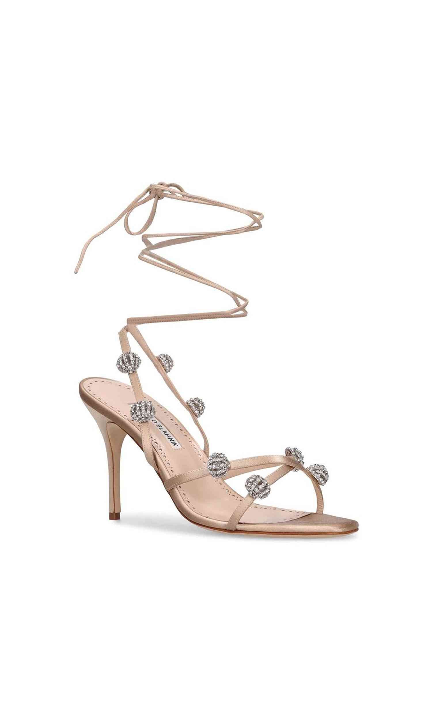 Manolo Blahnik Elsaka 090 Sandals Glam Steals