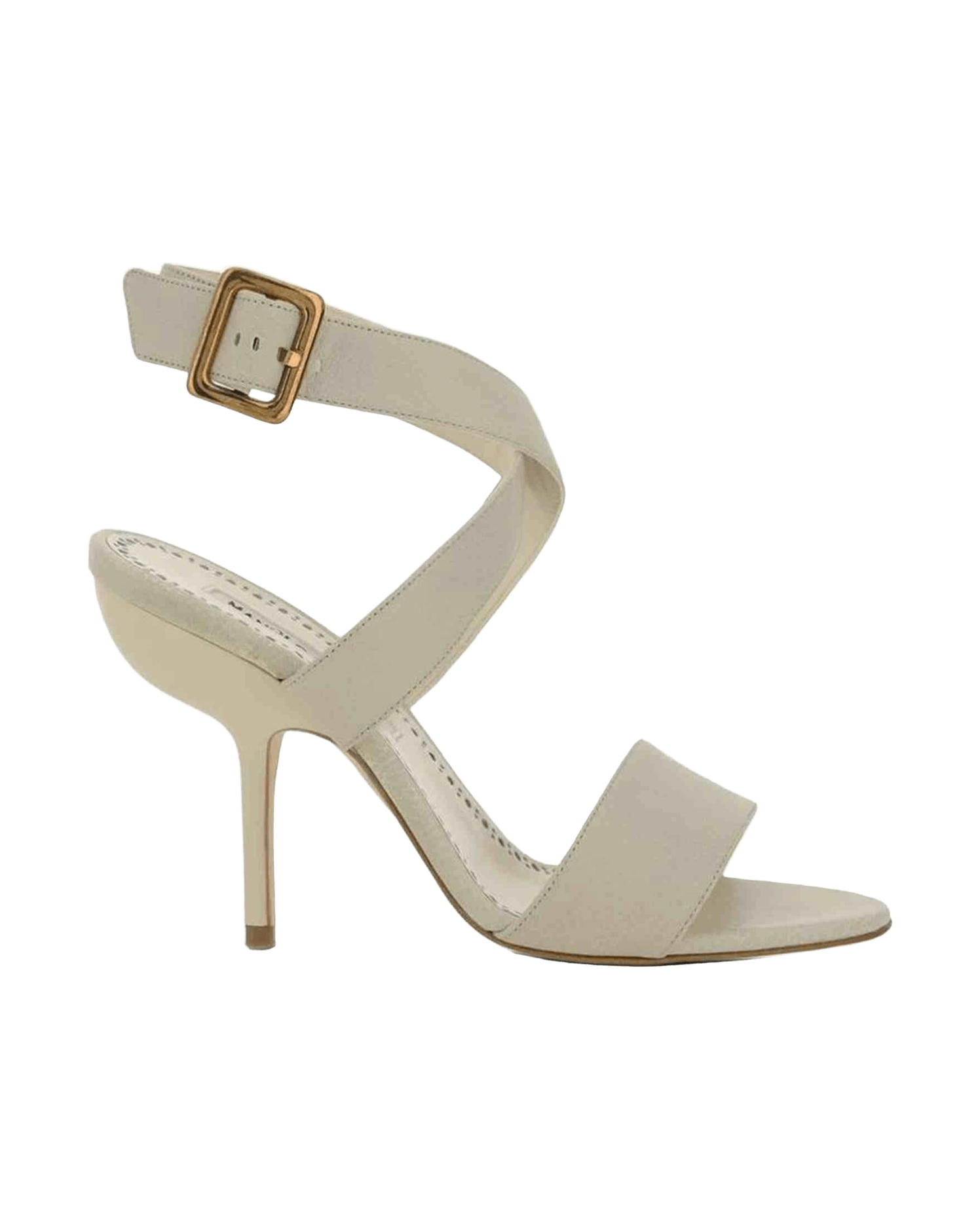 Manolo Blahnik Leather Helua 105 Sandals Glam Steals