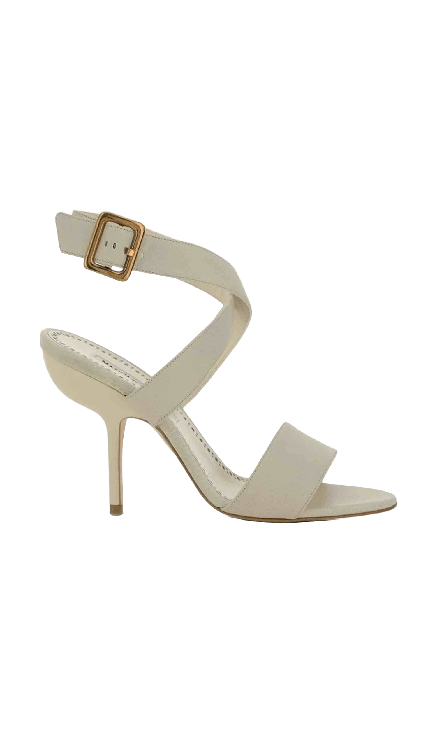 Manolo Blahnik Leather Helua 105 Sandals Glam Steals