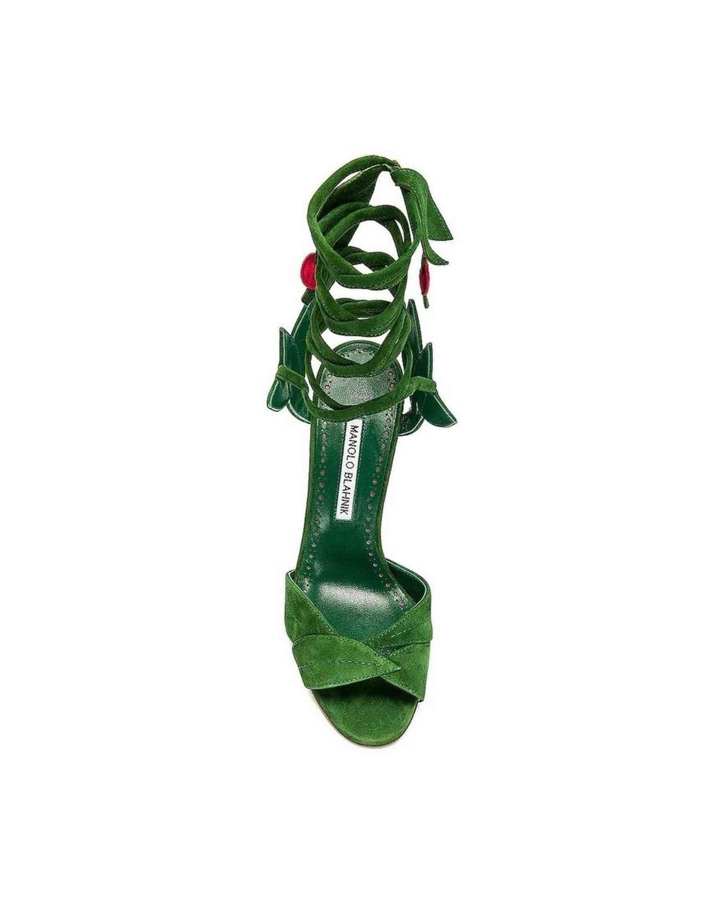 Manolo Blahnik Ossie 105 Wrap Sandals Glam Steals