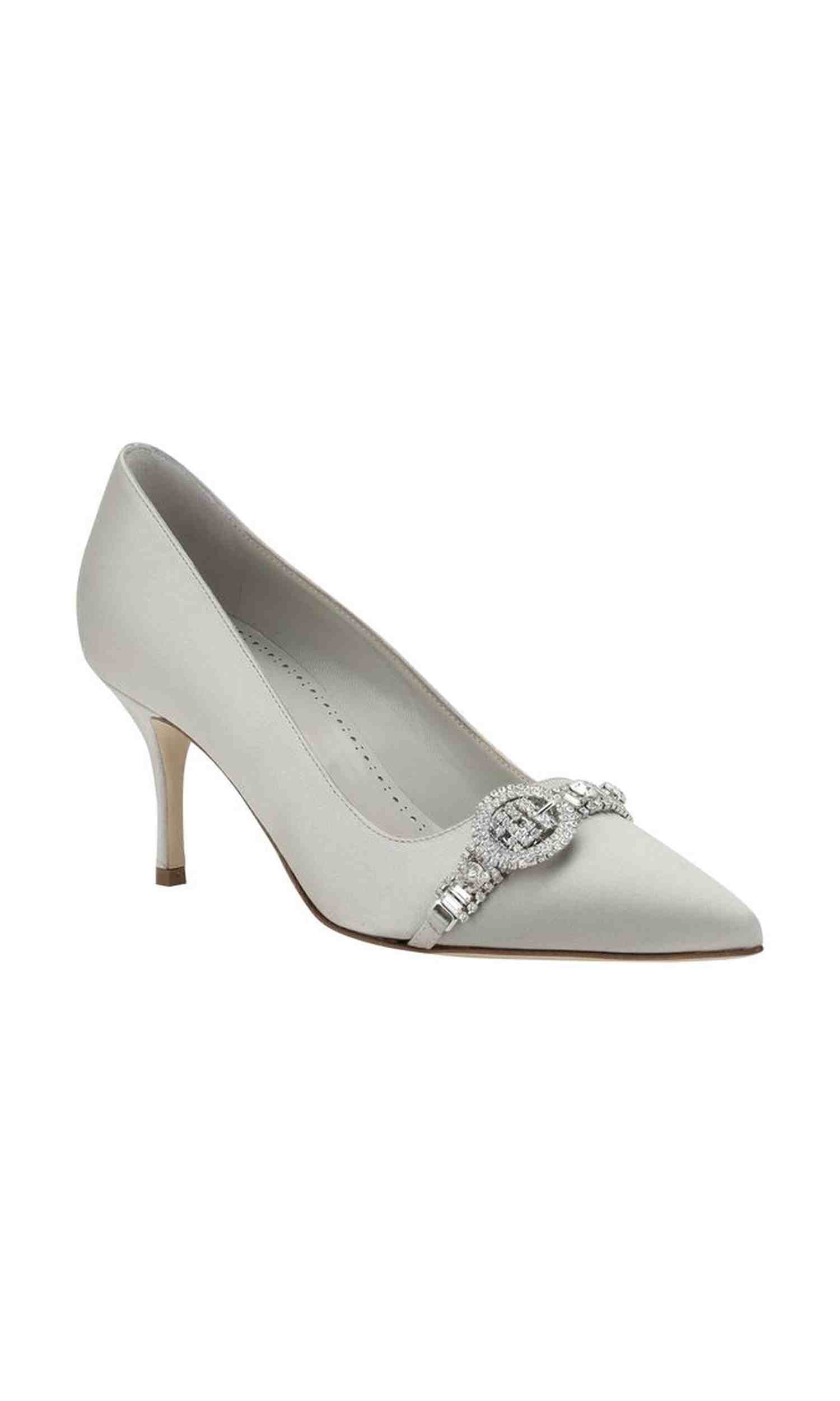 Manolo Blahnik Satin Asapump Pumps Glam Steals