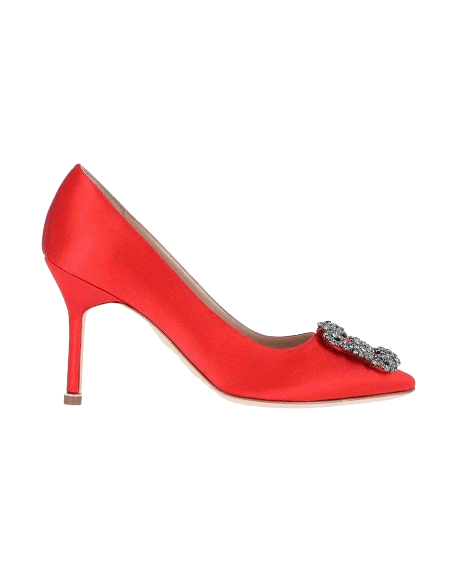 Manolo Blahnik Satin Hangisi 090 Pumps Glam Steals
