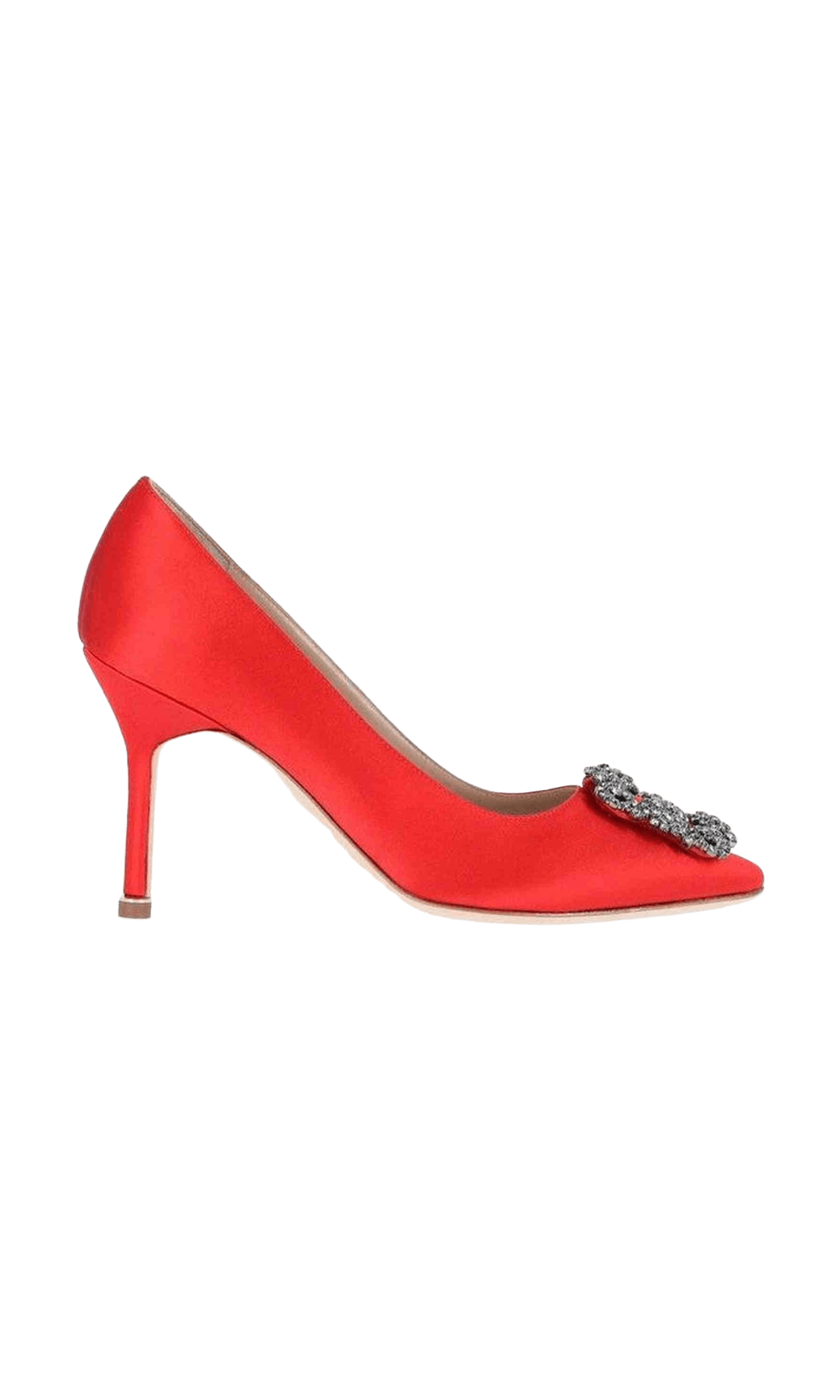 Manolo Blahnik Satin Hangisi 090 Pumps Glam Steals