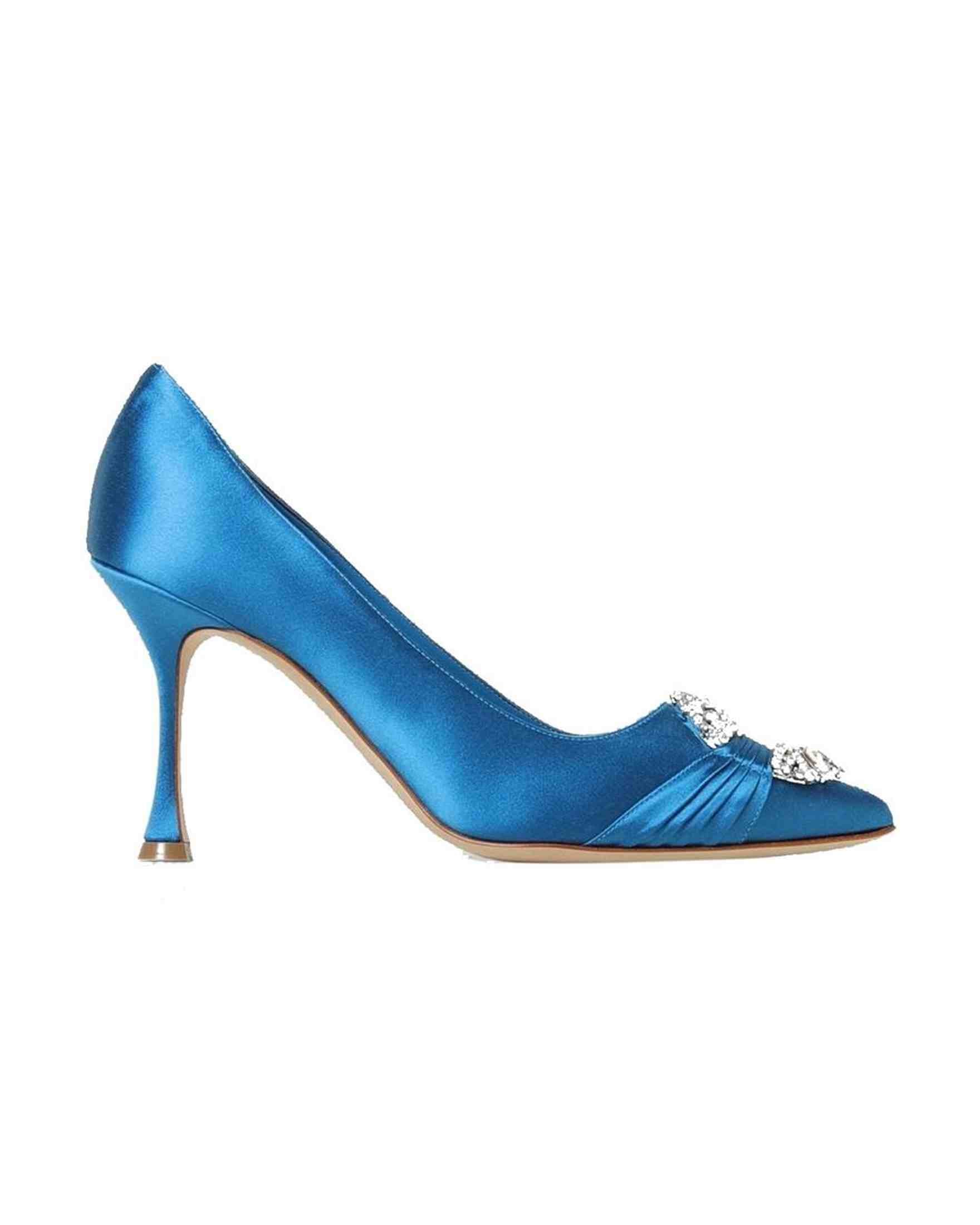 Manolo Blahnik Satin Maida 090 Pumps Glam Steals