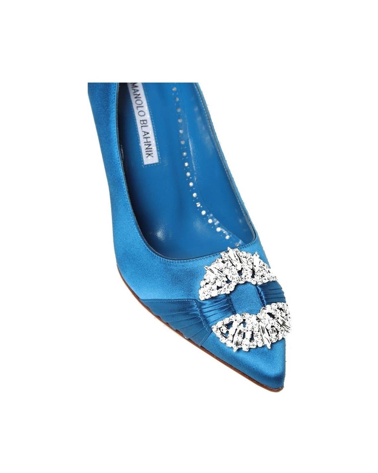 Manolo Blahnik Satin Maida 090 Pumps Glam Steals