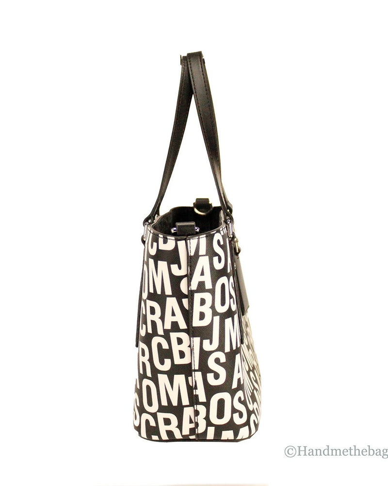 Marc Jacobs Black Leather Small Tote Crossbody Bag Glam Steals