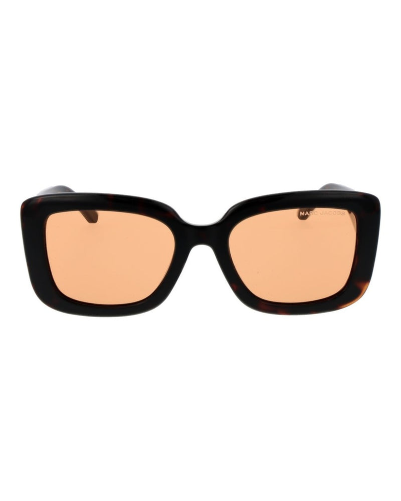 Marc Jacobs Brown Plastic Sunglasses Glam Steals