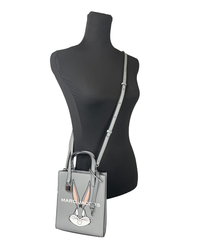 Marc Jacobs Leather X Looney Tunes Bugs Bunny Mini Grind Pebbled Crossbody Bag Glam Steals