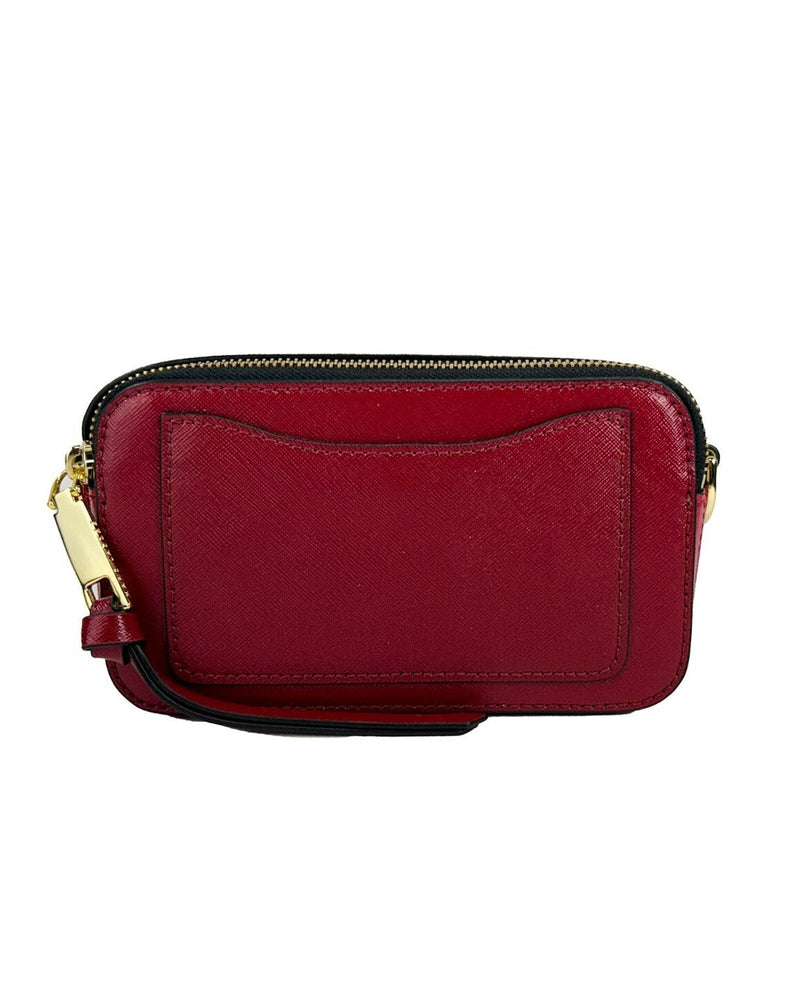 Marc Jacobs Red Leather Snapshot Shoulder Bag Multi Glam Steals