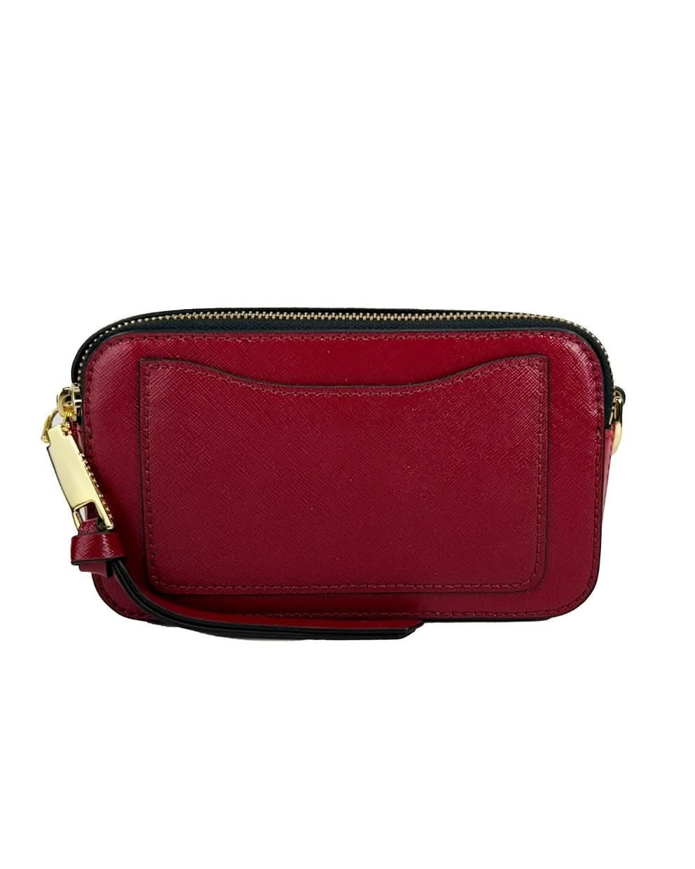 Marc Jacobs Red Leather Snapshot Shoulder Bag Multi Glam Steals