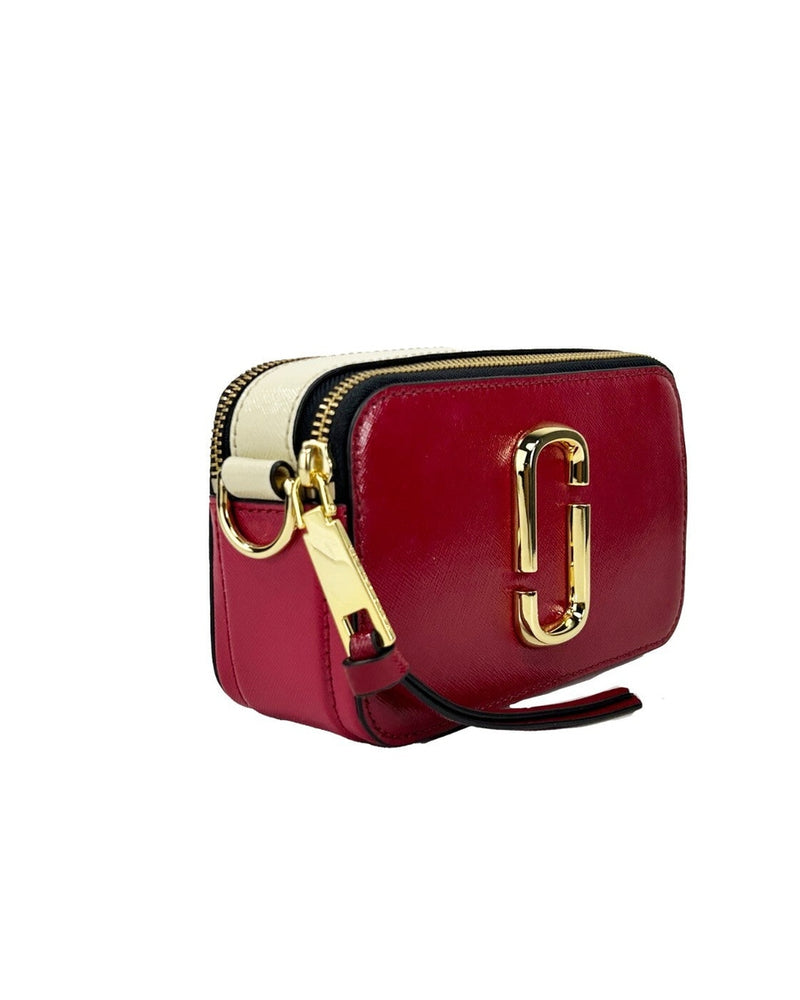 Marc Jacobs Red Leather Snapshot Shoulder Bag Multi Glam Steals