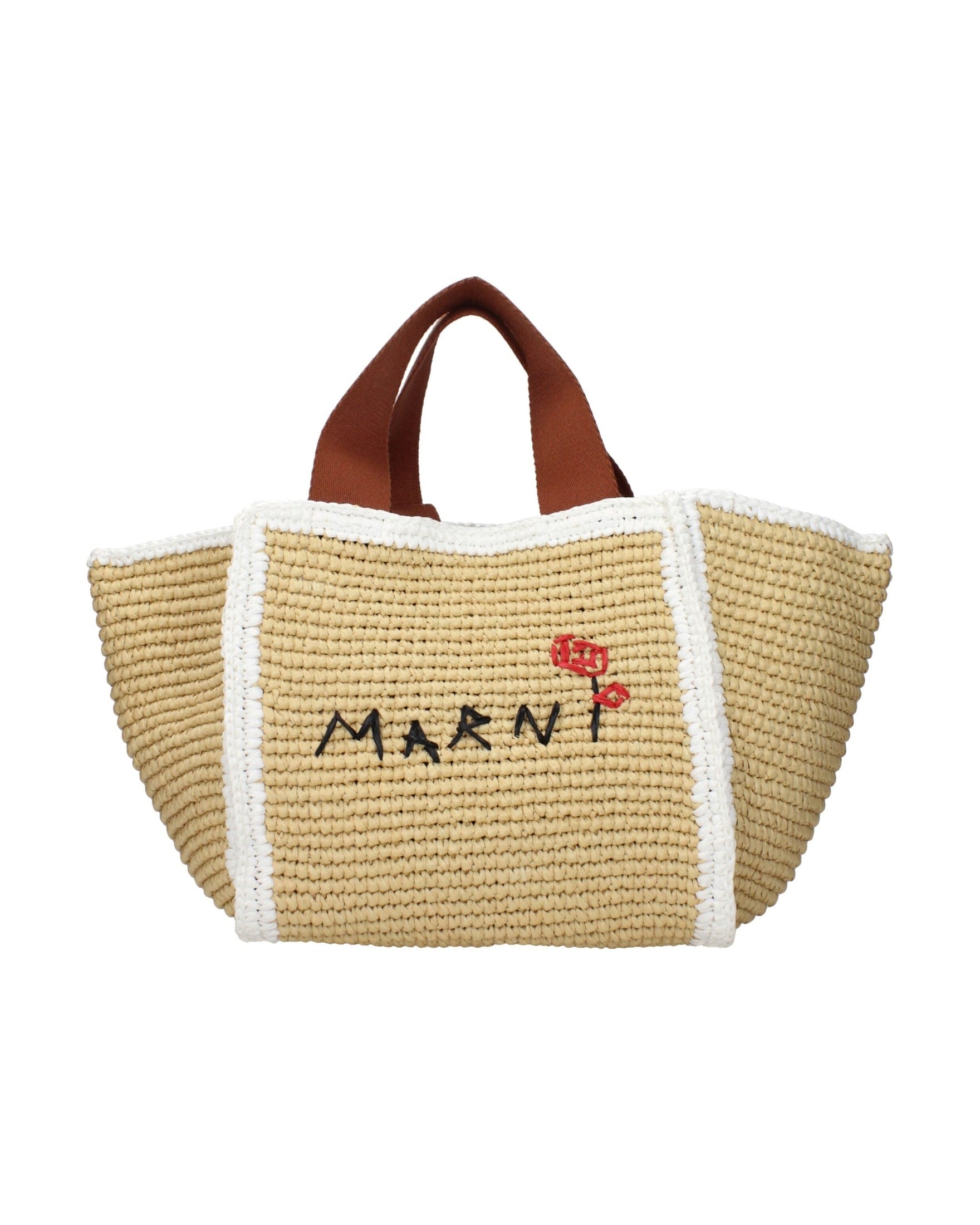 Marni Beige Raffia Handbag Glam Steals