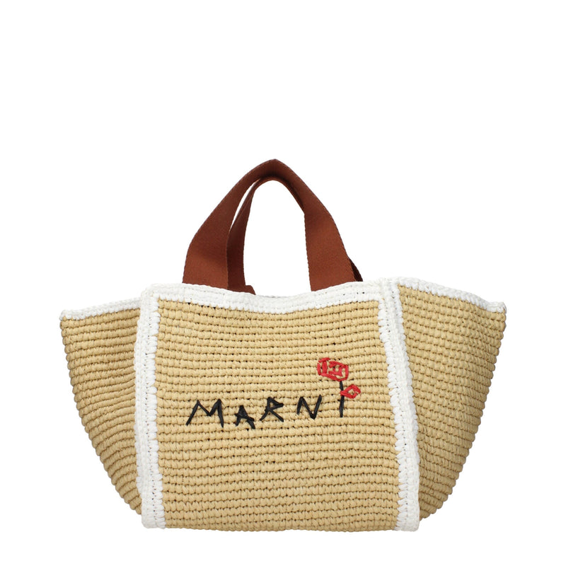 Marni Beige Raffia Handbag Glam Steals