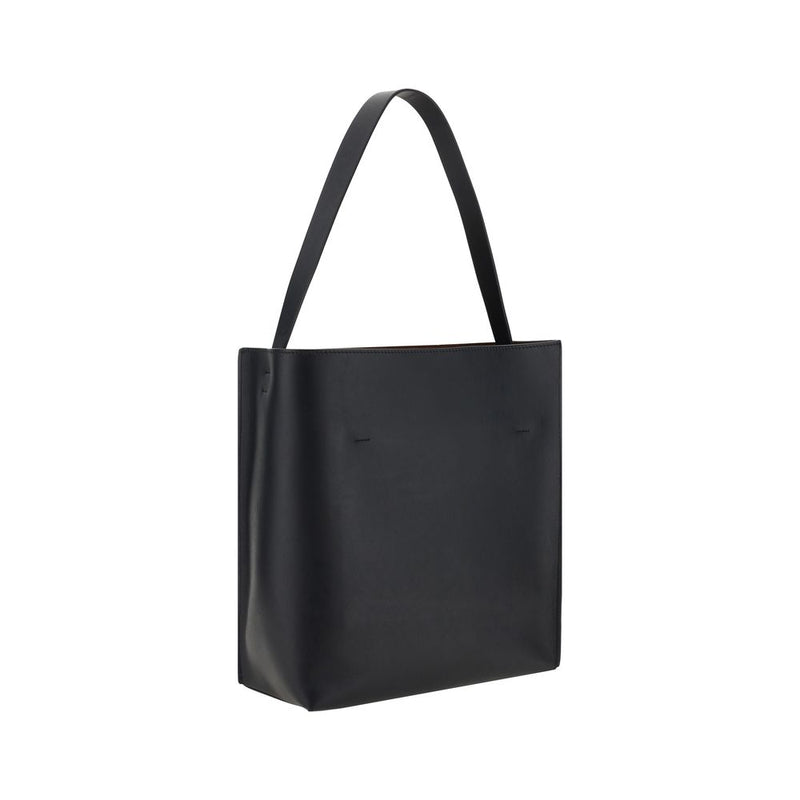 Marni Black Calf Leather Bos Taurus Shoulder Bag Glam Steals
